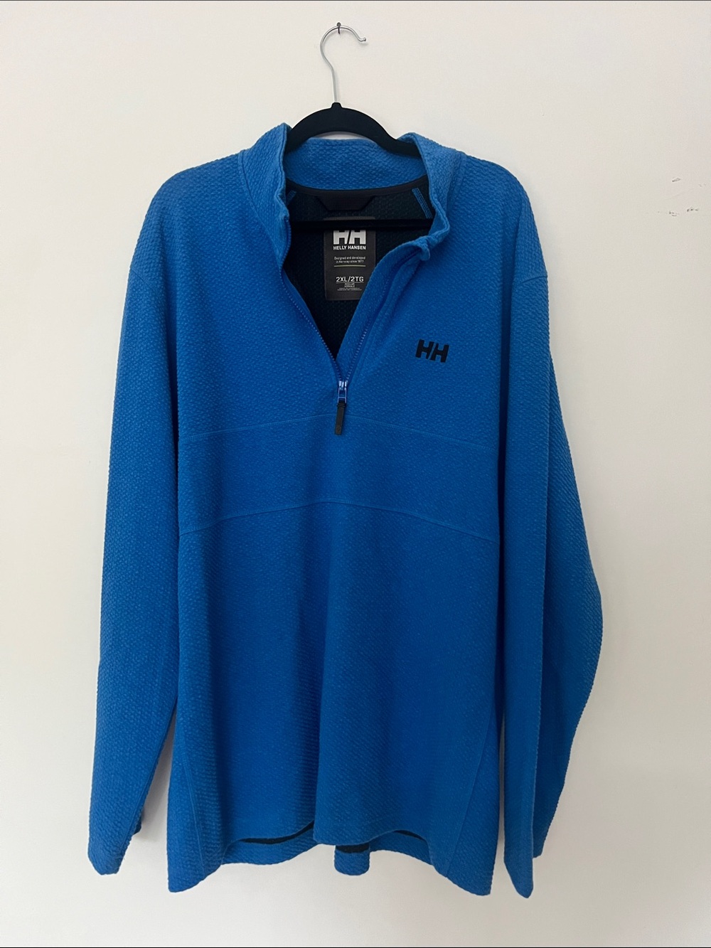 Helly Hansen Royal Blue Quarter-Zip Fleece Pullover